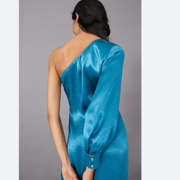 RIVIERA ONE-SHOULDER MAXI DRESS - Picture 2 of 14